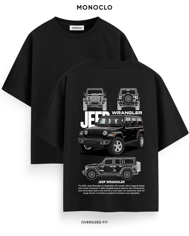 Футболка Monoclo Jeep Wrangler Black - MONOCLO UA