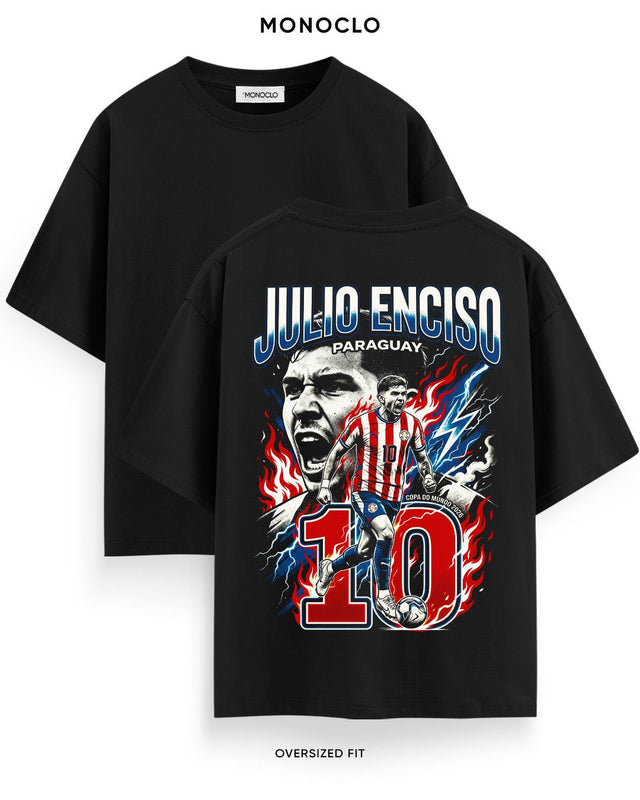 Футболка Monoclo Julio Enciso #10 Paraguay WC 2026