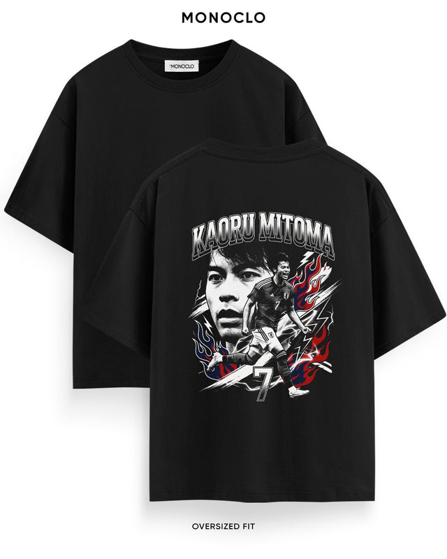 Футболка Monoclo Kaoru Mitoma #7 Japan Samurai Blue