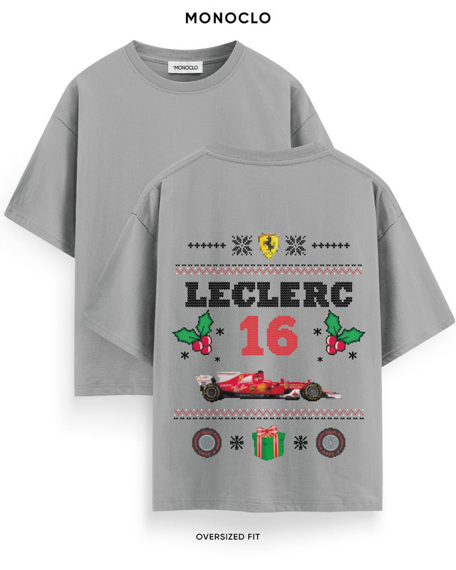 Футболка Monoclo Leclerc 16 Christmas Edition F1
