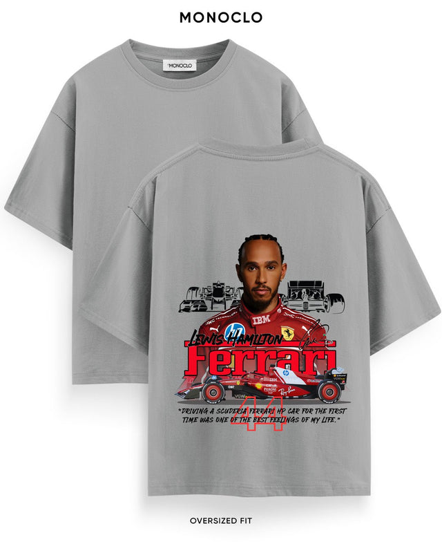 Футболка Monoclo Lewis Hamilton Ferrari 44 F1