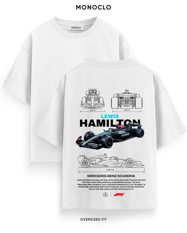 Футболка Monoclo Lewis Hamilton Mercedes-Benz Scuderia F1 #2
