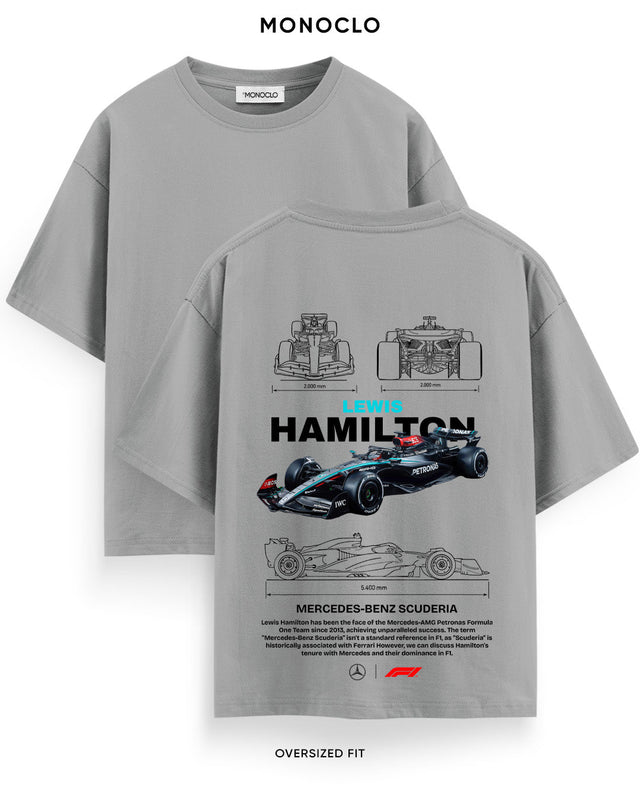 Футболка Monoclo Lewis Hamilton Mercedes-Benz Scuderia F1 #2