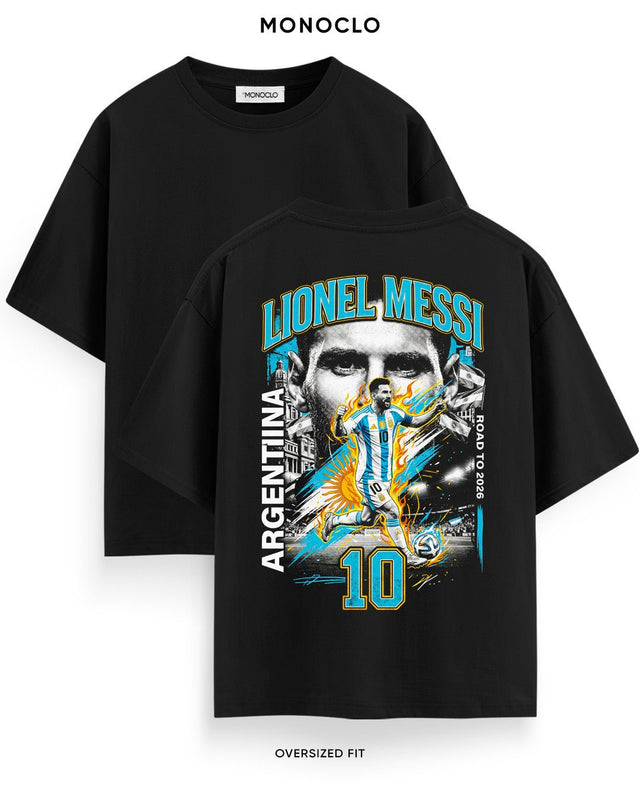 Футболка Monoclo Lionel Messi #10 Argentina WC 2026