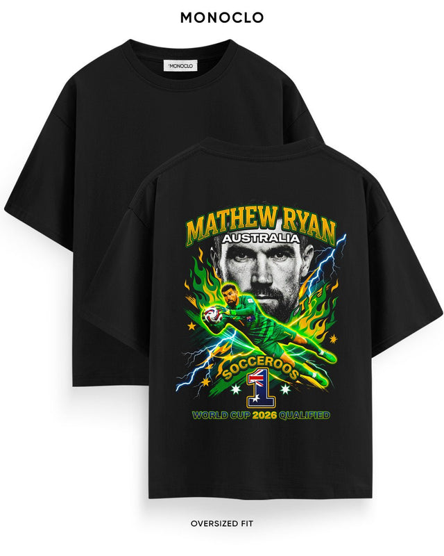 Футболка Monoclo Mathew Ryan #1 Australia WC 2026 Qualified