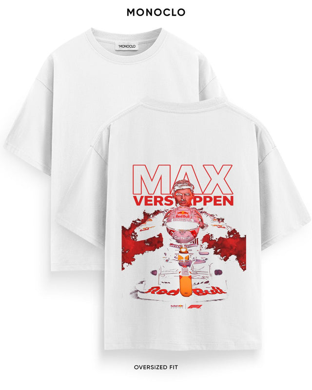Футболка Monoclo Max Verstappen Red Bull Champion F1