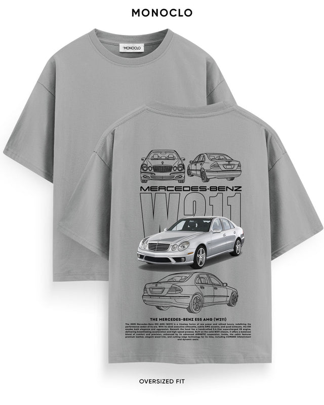 Футболка Monoclo Mercedes - Benz E55 AMG (W211) - shop_name Сірий