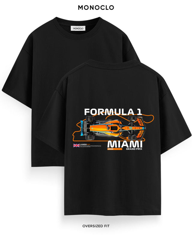 Футболка Monoclo Miami Grand Prix Lando Norris F1