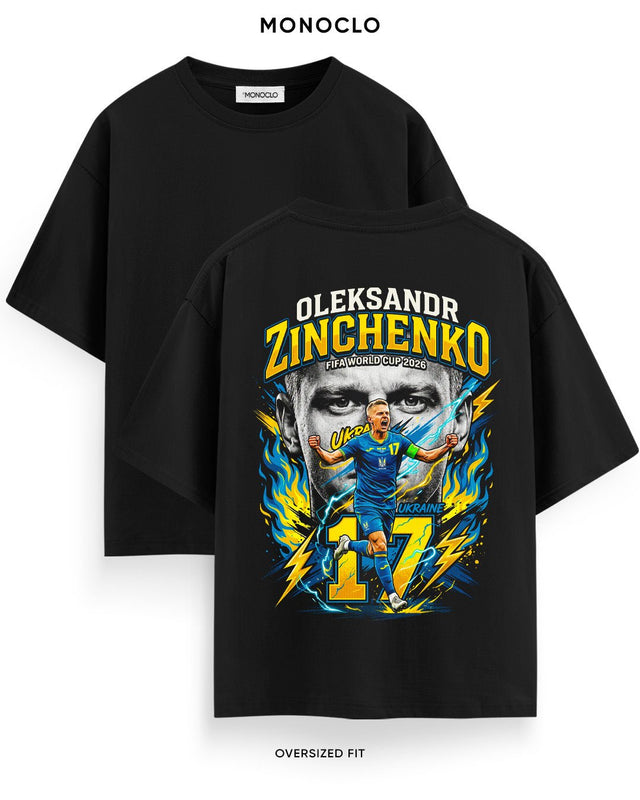 Футболка Monoclo Oleksandr Zinchenko #17 Ukraine WC 2026
