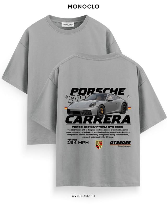 Футболка Monoclo Porsche 911 Carrera GTS 2025 - shop_name Сірий