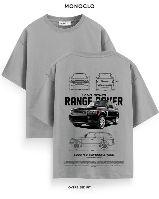 Футболка Monoclo Range Rover L322 Supercharged - shop_name Графітовий