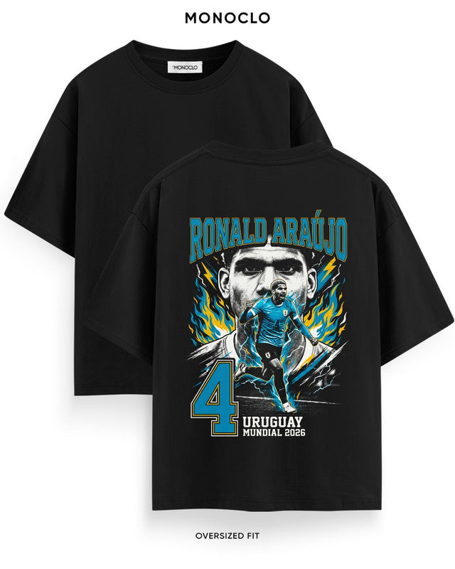 Футболка Monoclo Ronald Araújo #4 Uruguay WC 2026