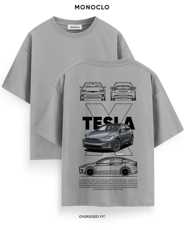 Футболка Monoclo Tesla Model X
