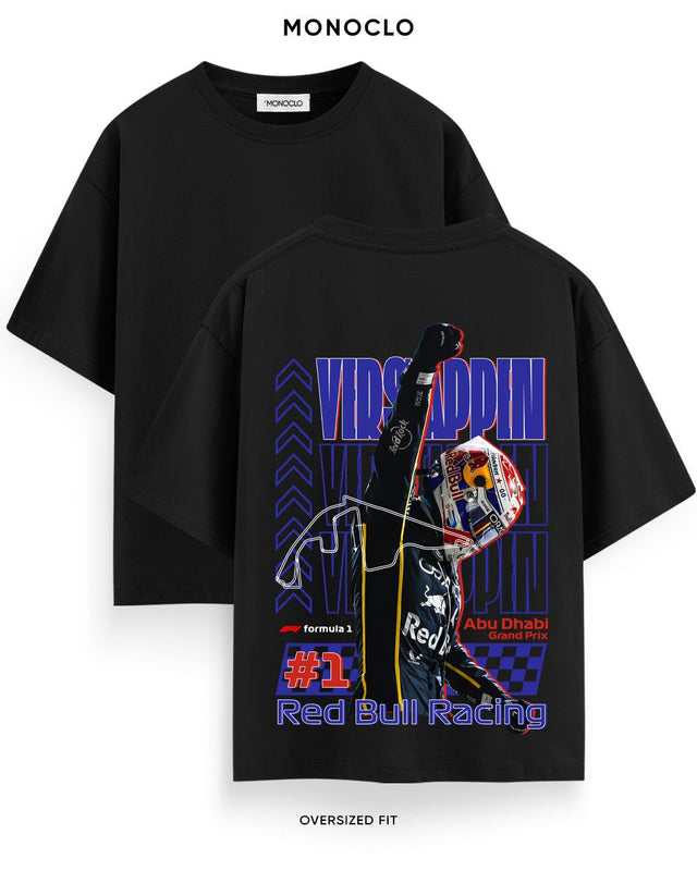 Футболка Monoclo Verstappen Abu Dhabi Champion F1