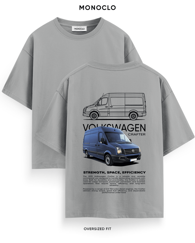 Футболка Monoclo Volkswagen Crafter – Сірий
