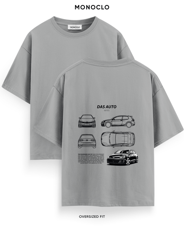 Футболка Monoclo Volkswagen Golf GTI Das Auto – Сірий