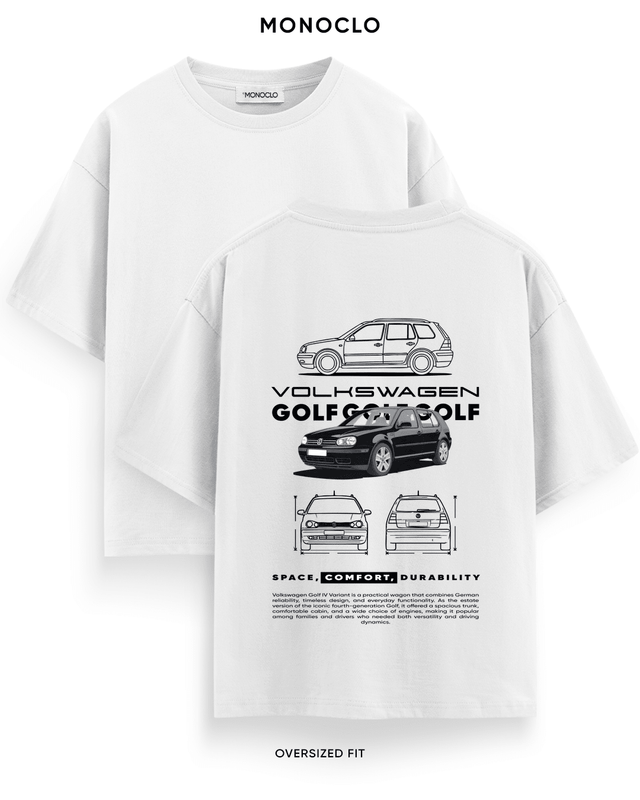 Футболка Monoclo Volkswagen Golf IV Variant – Білий