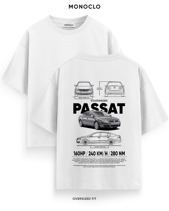 Футболка Monoclo Volkswagen Passat B6 2007 – Білий