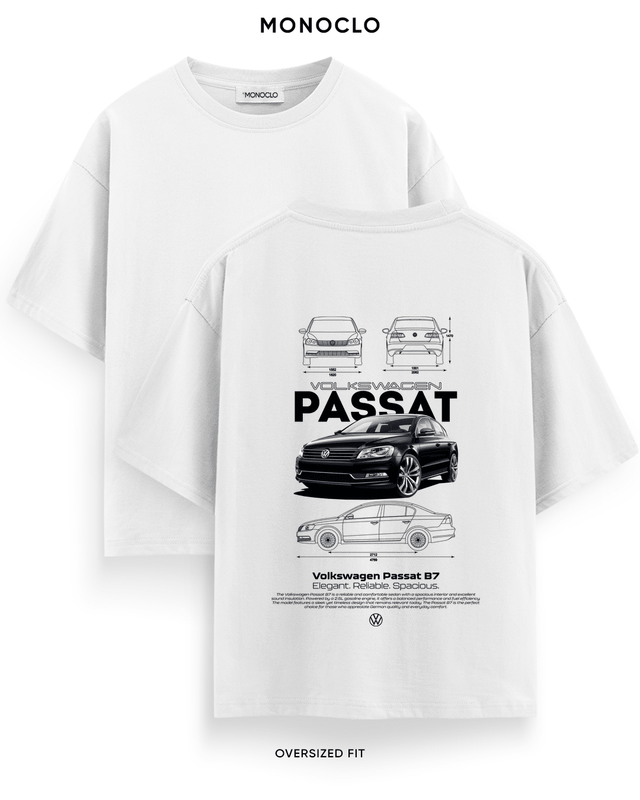 Футболка Monoclo Volkswagen Passat B7 – Білий