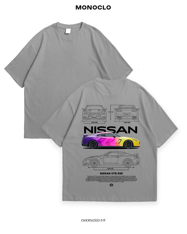 Футболка Nissan GTR R35 Rainbow - MONOCLO UA