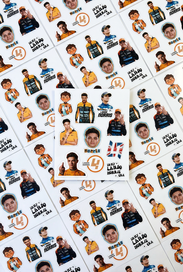 Стікерпак Monoclo Lando Norris Pack