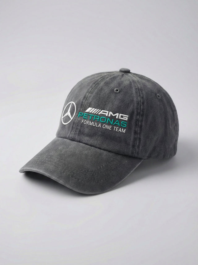Кепка Mercedes AMG Petronas Washed Graphite