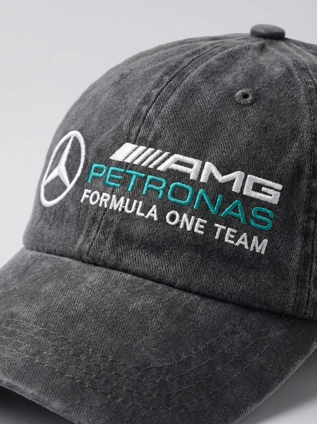 Кепка Mercedes AMG Petronas Washed Graphite