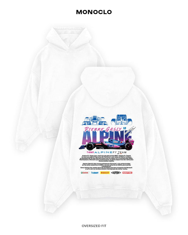 Худі Monoclo Alpine F1 Team Pierre Gasly - shop_name Білий