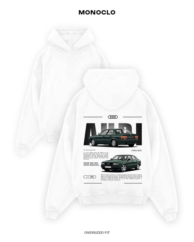 Худі Monoclo Audi 80 B4 - shop_name Білий