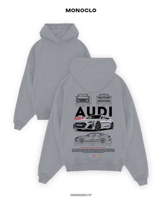 Худі Monoclo Audi RS7 - shop_name Сірий