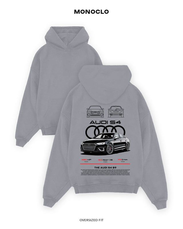 Худі Monoclo Audi S4 B9 - shop_name Сірий