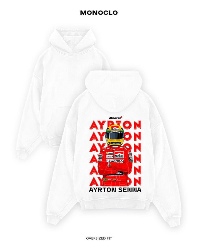 Худі Monoclo Ayrton Senna Red Edition - shop_name Білий