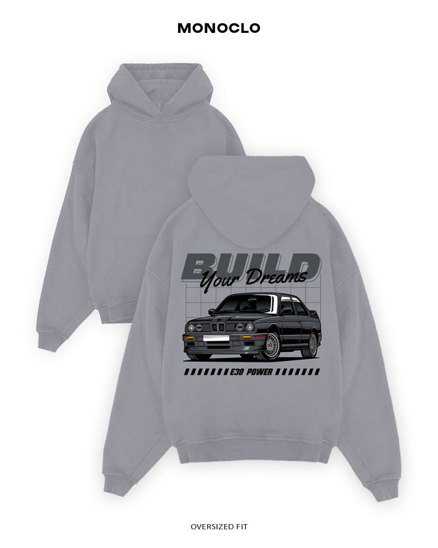 Худі Monoclo BMW E30 Power - shop_name Сірий
