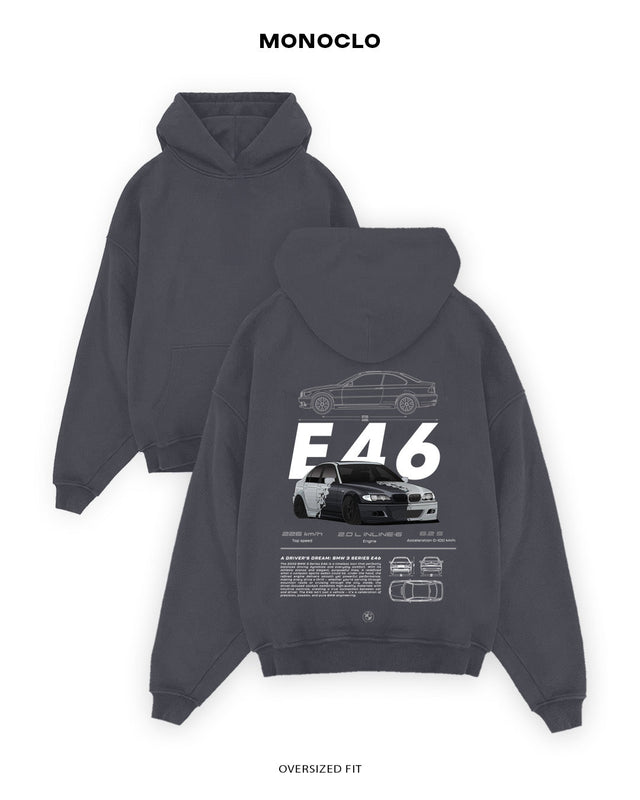 Худі Monoclo BMW E46 2 - shop_name Графітовий