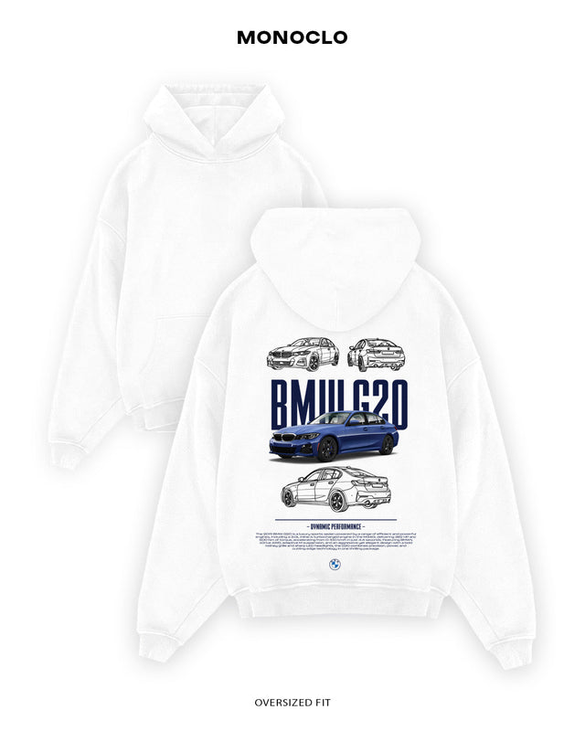 Худі Monoclo BMW G20 Blue - shop_name Білий