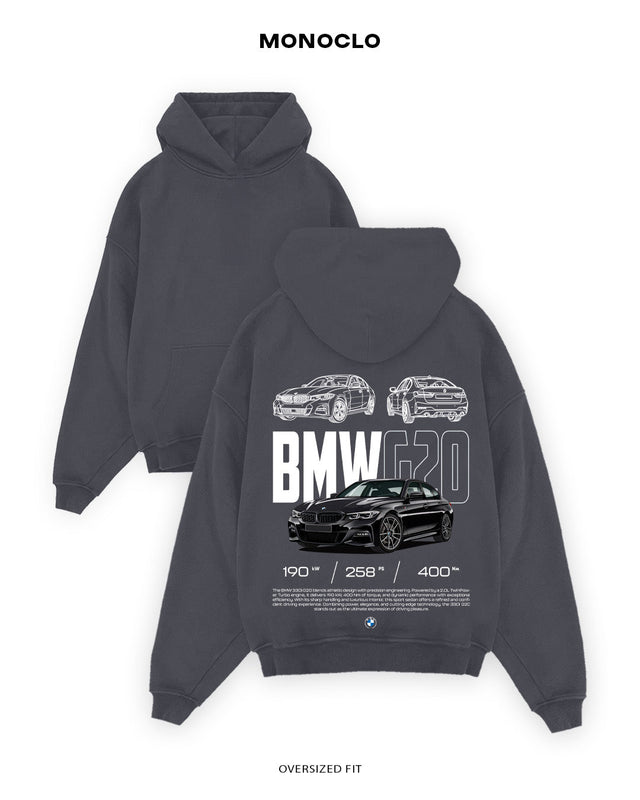 Худі Monoclo BMW G20 – Оверсайз Унісекс - shop_name Графітовий
