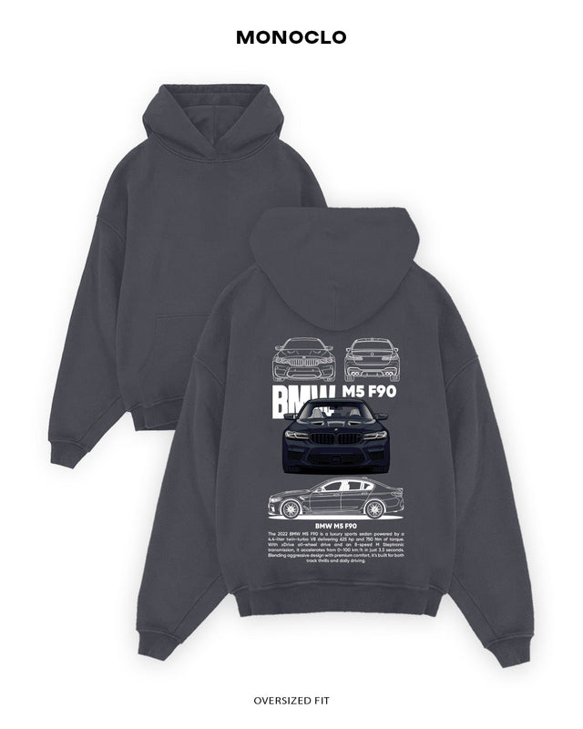 Худі Monoclo BMW M5 F90 - shop_name Графітовий