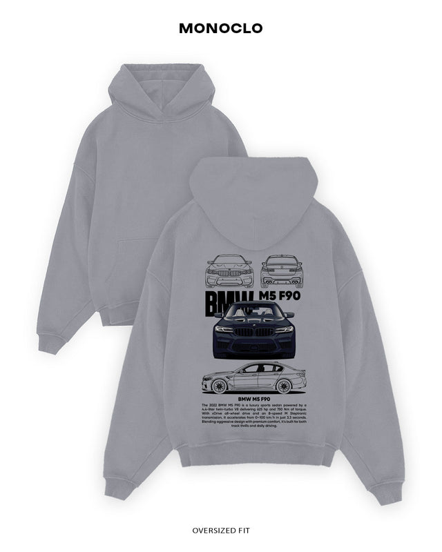 Худі Monoclo BMW M5 F90 - shop_name Сірий