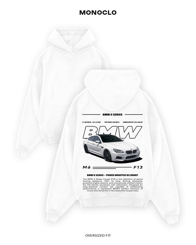 Худі Monoclo BMW M6 F13 / 6 - Series - shop_name Білий