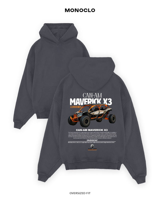 Худі Monoclo Can - Am Maverick X3 - shop_name Графітовий