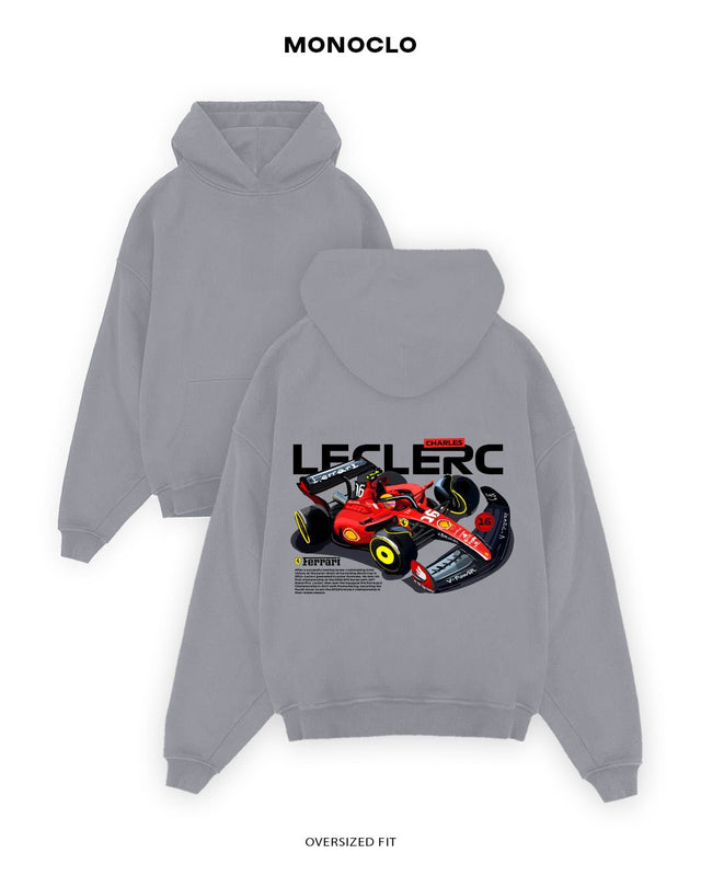 Худі Monoclo Charles Leclerc Ferrari 16 Cart - shop_name Сірий