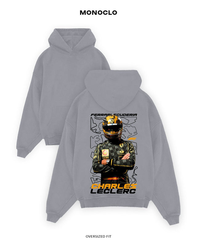 Худі Monoclo Charles Leclerc Ferrari Black Edition - shop_name Сірий