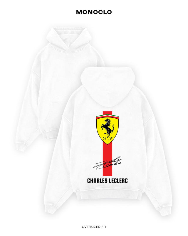 Худі Monoclo Charles Leclerc Sign Formula 1 - shop_name Білий