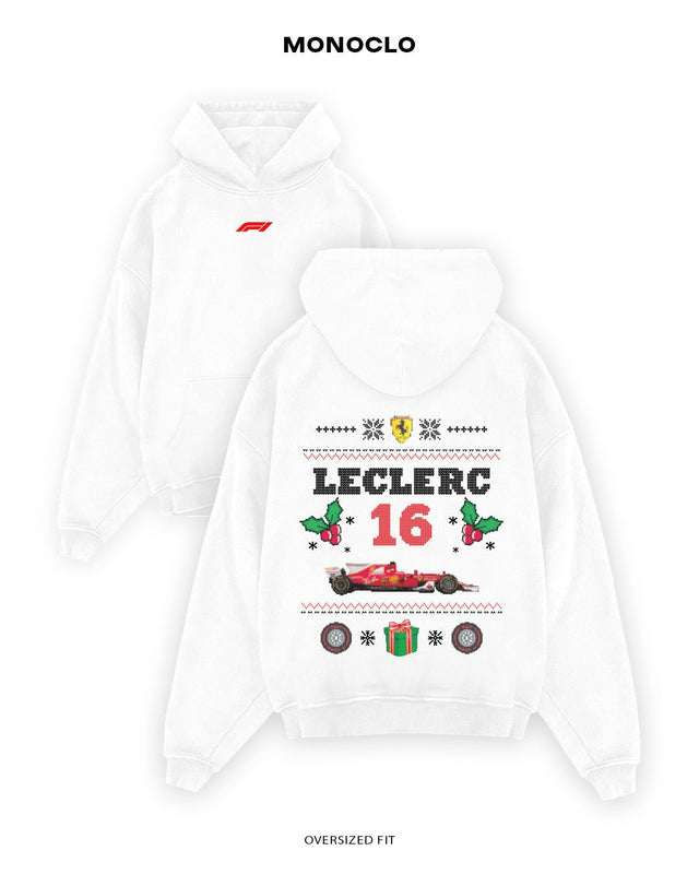 Худі Monoclo Ferrari Leclerc Christmas Edition – Чорний