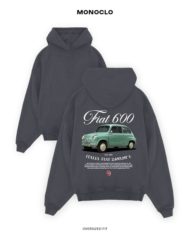Худі Monoclo Fiat 600 - shop_name Графітовий