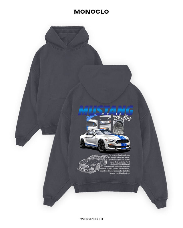 Худі Monoclo Ford Mustang Shelby GT350 Art Blue - shop_name Графітовий