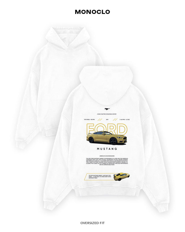 Худі Monoclo Ford Mustang Shine - shop_name Білий