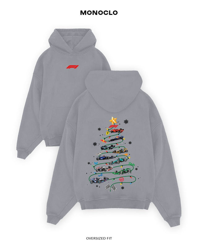 Худі Monoclo Formula 1 Christmas Edition - shop_name Сірий