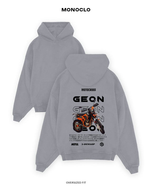 Худі Monoclo GEON Motocross - shop_name Сірий
