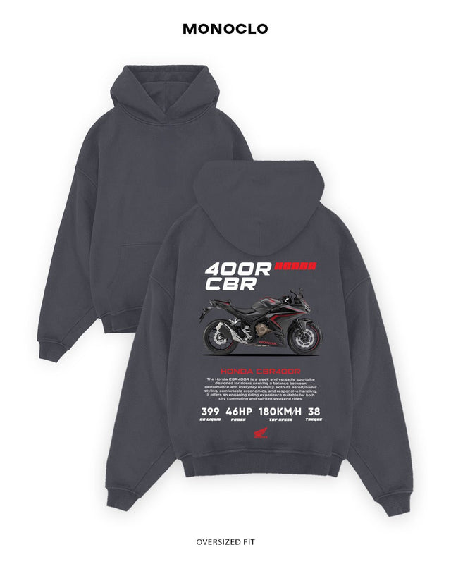 Худі Monoclo Honda CBR400R - shop_name Графітовий